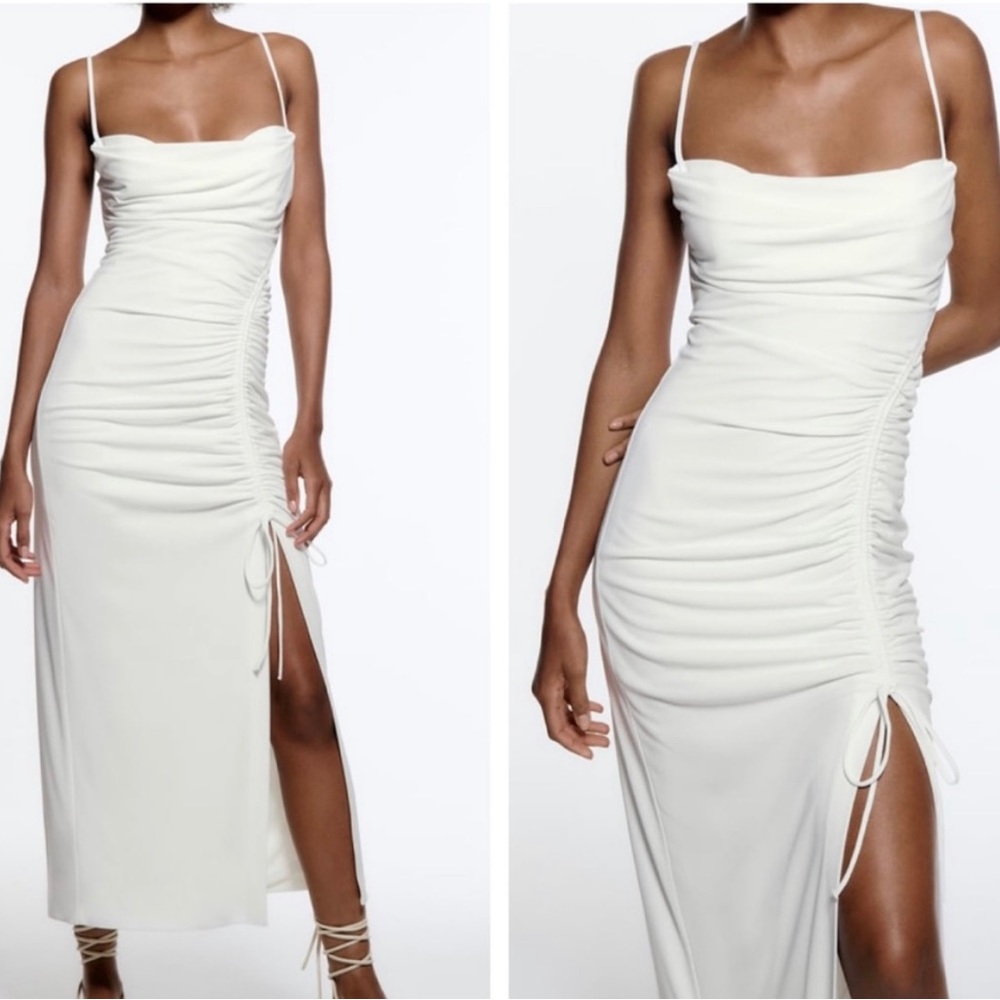 Zara White Dress
